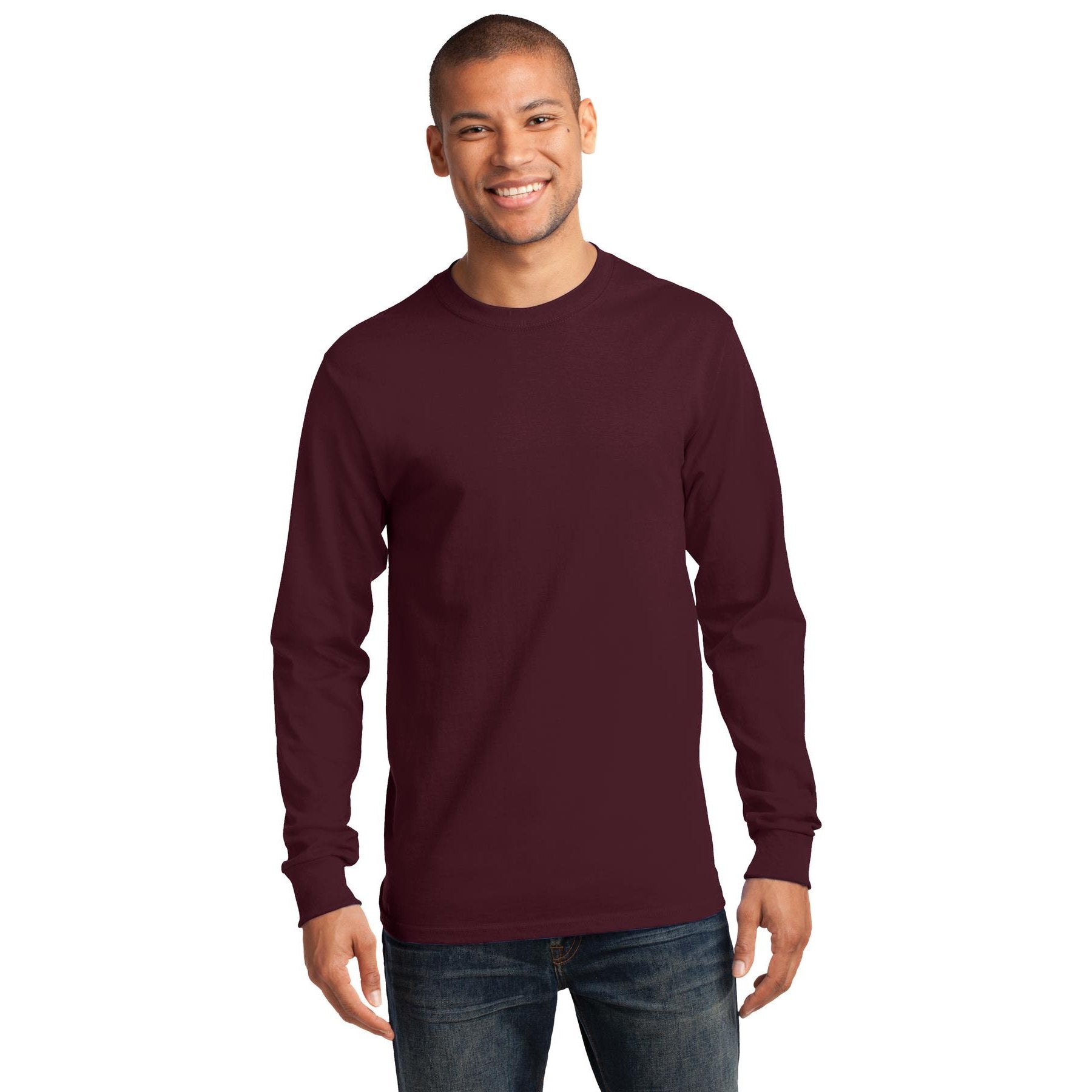 Port & Company-Port & Company® - Tall Long Sleeve Essential Tee. PC61LST-MedTech-3